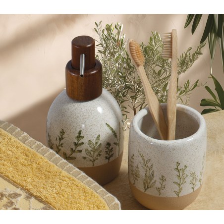 Δοχείο Κρεμοσάπουνου Nef-Nef Bonjai Beige