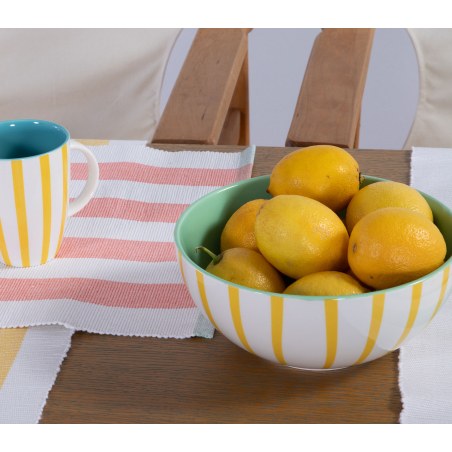 Μπώλ Nef-Nef Fantasy Yellow 20x20x9