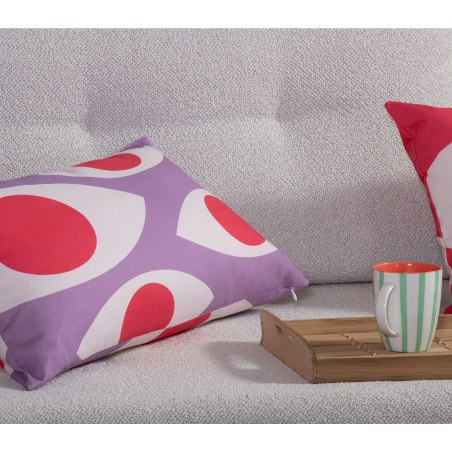 Μαξιλαροθήκη Διακόσμησης Nef-Nef High Option Purple 55x35