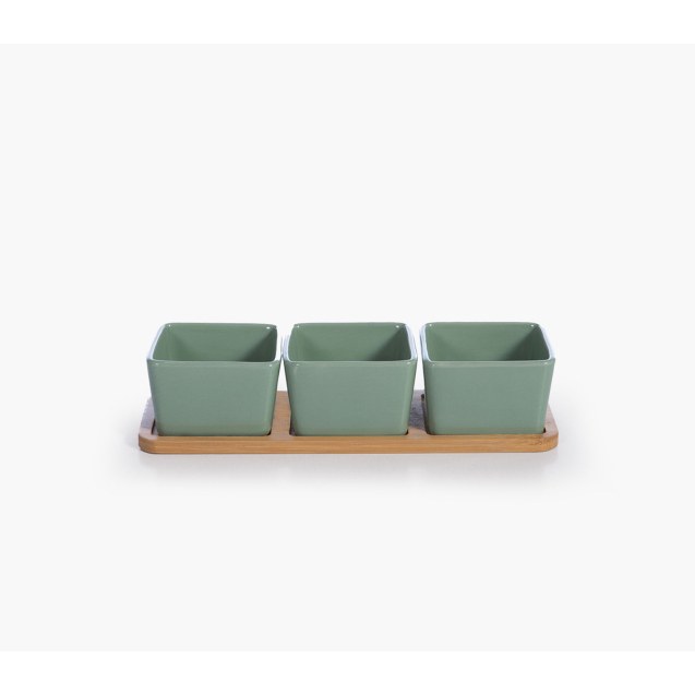 Σετ Μπώλ με Δίσκο Nef-Nef Sage Green...