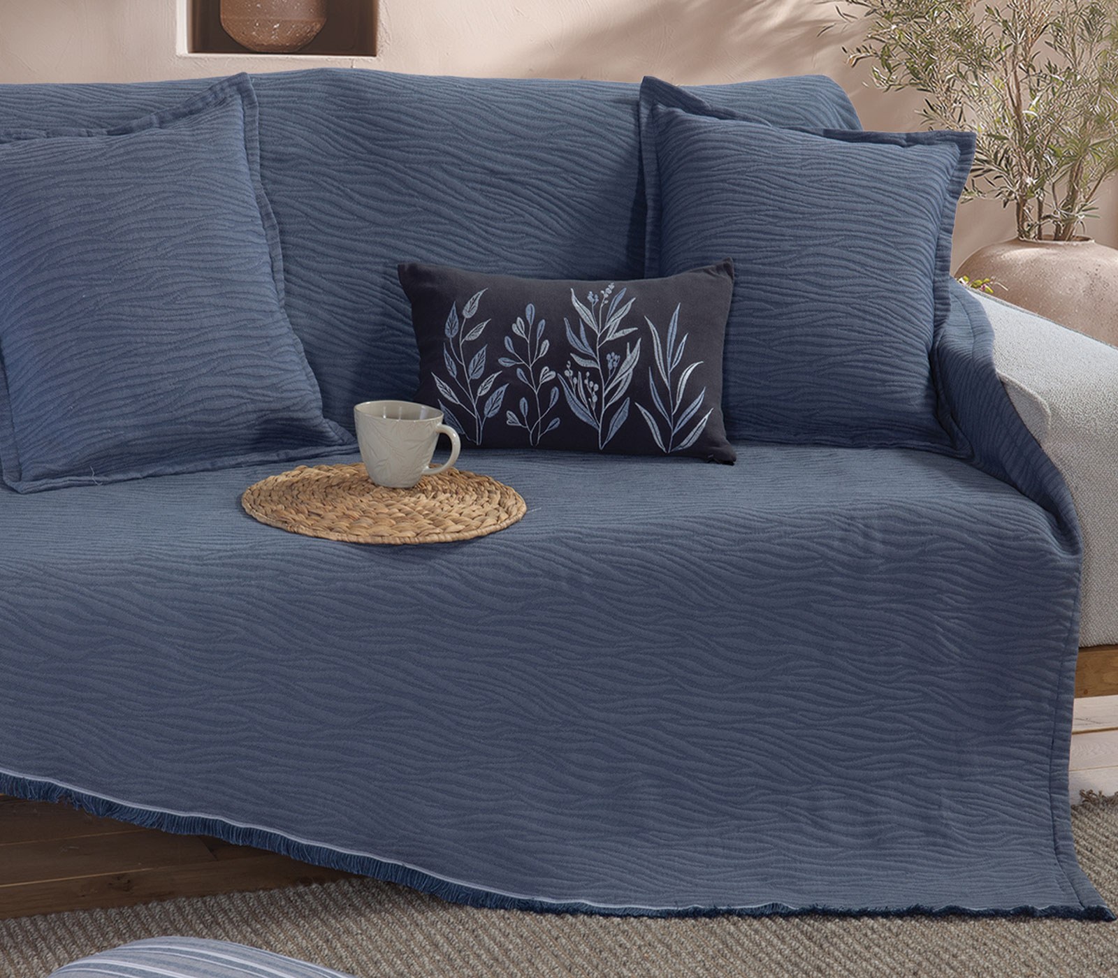 Ριχτάρι Διθέσιου Nef-Nef Zebra Denim 170x250