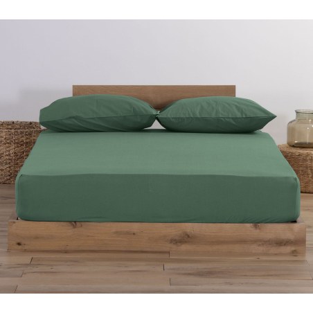 Σεντόνι King Size με Λάστιχο Nef-Nef Jersey L.Blue 180x200+35
