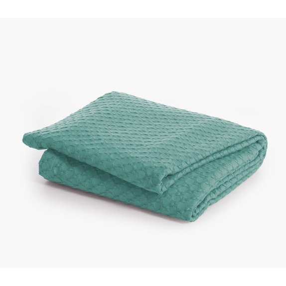 Κουβέρτα Πικέ Υπέρδιπλη Nef-Nef Elmer Deep Green 230x240