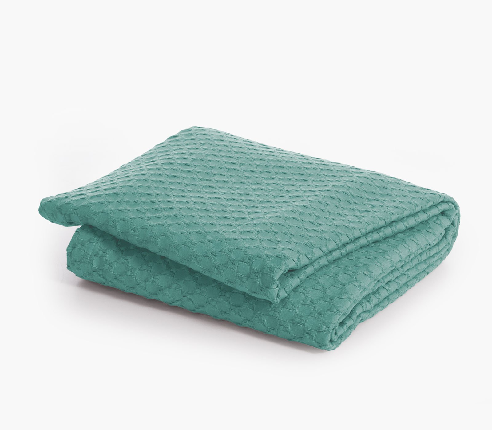 Κουβέρτα Πικέ Υπέρδιπλη Nef-Nef Elmer Deep Green 230x240