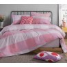 Σετ Σεντόνια Διπλά 4 Τεμαχίων Nef-Nef Casual Check Rose 200x270