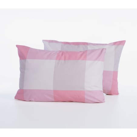 Μαξιλαροθήκη Nef-Nef Casual Check Rose 52x72