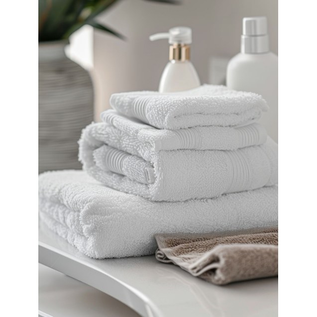 Πετσέτα MARLA 500gsm με 4 ρίγες-5210186012116