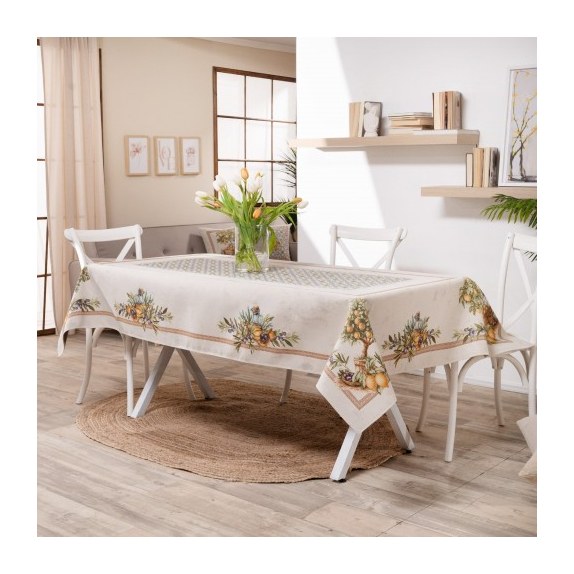 Τραπεζομάντηλο Mediterraneo - 140x140cm-52018045