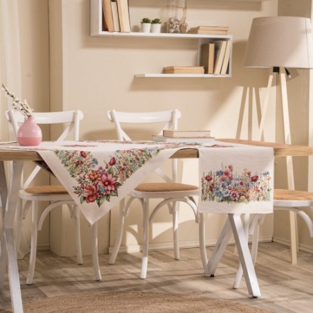 Καρέ &amp Τραβέρσα Teoran Toreno Σετ 2 τεμαχίων - 100x100cm &amp 40x100cm