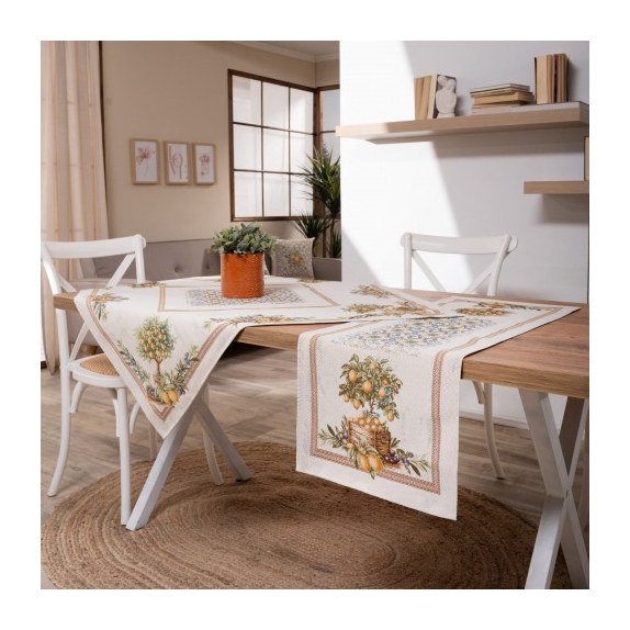 Καρέ &amp Τραβέρσα Teoran Mediterraneo Σετ 2 τεμαχίων -...