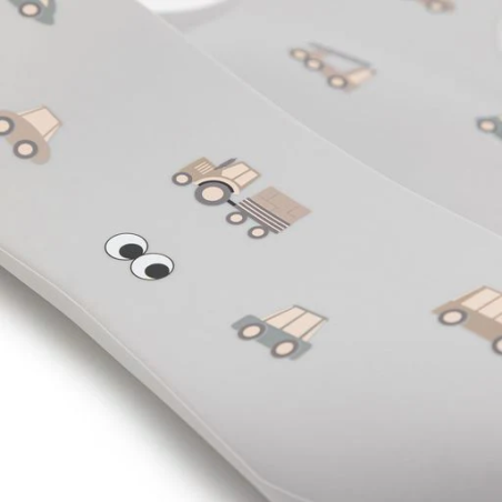 Σαλιάρα Σιλικόνης NOUI NOUI Little Wheels NN12109