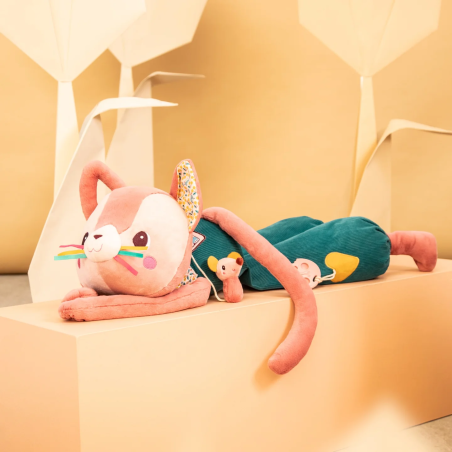 Υφασμάτινη Γάτα Lilliputiens Δραστηριοτήτων Γίγας Jeanne LI83565