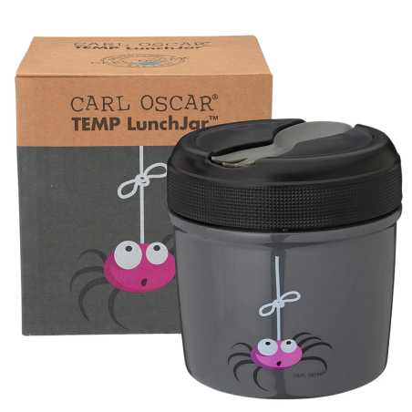 Ανοξείδωτο Φαγητοδοχείο - Θερμός Carl Oscar  Με Μαχαιροπίρουνο Αράχνη - Γκρι 500ml CO107200