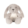 Υφασμάτινο Λαγουδάκι Flow Milo Με Λευκούς Ήχους & Μουσική Επαναφορτιζόμενο Απαλό Γκρι