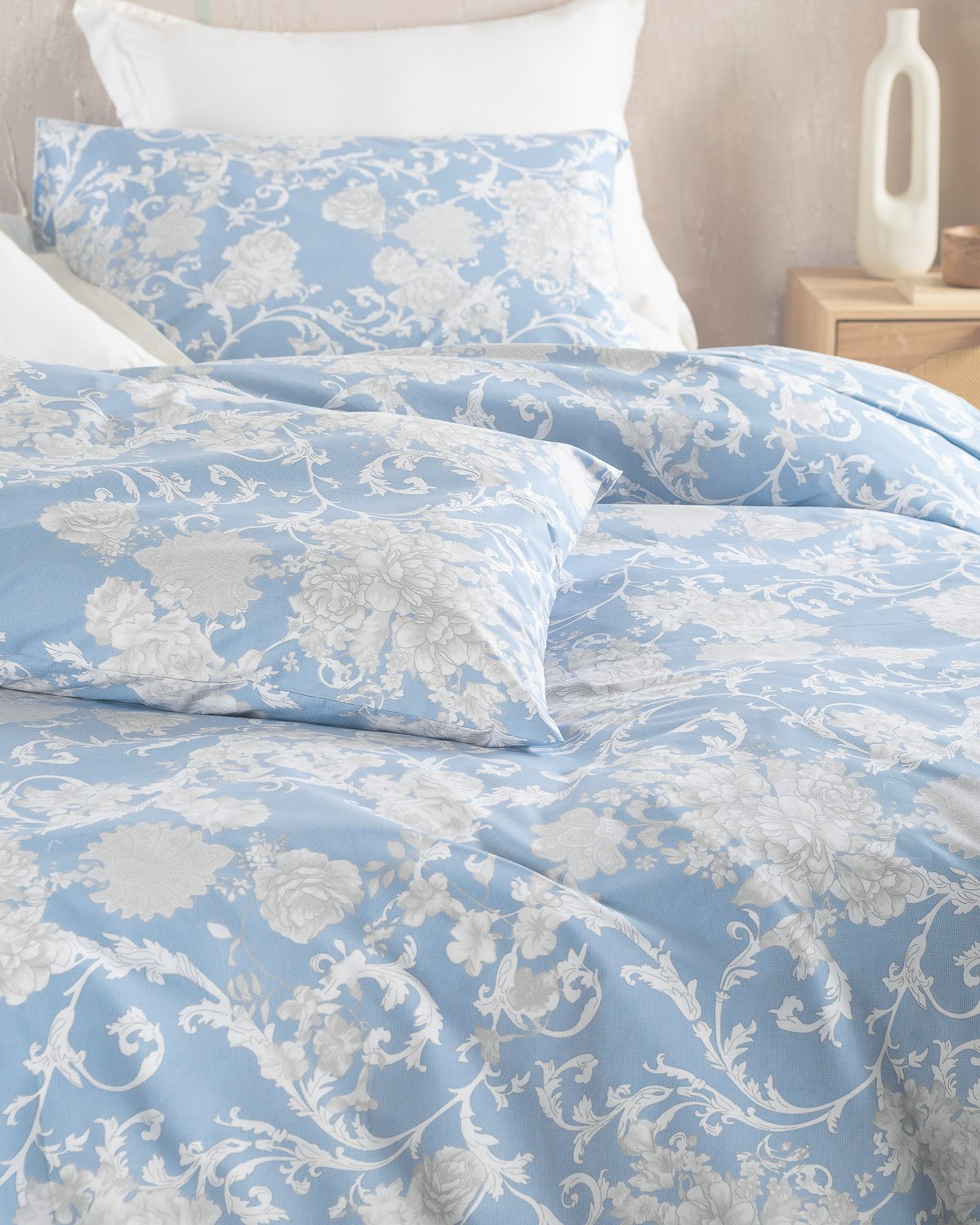 CANDINCE ΜΠΛΕ - ΣΕΤ ΣΕΝΤΟΝΙΑ NEXT KING SIZE (260X280)-49696-0000