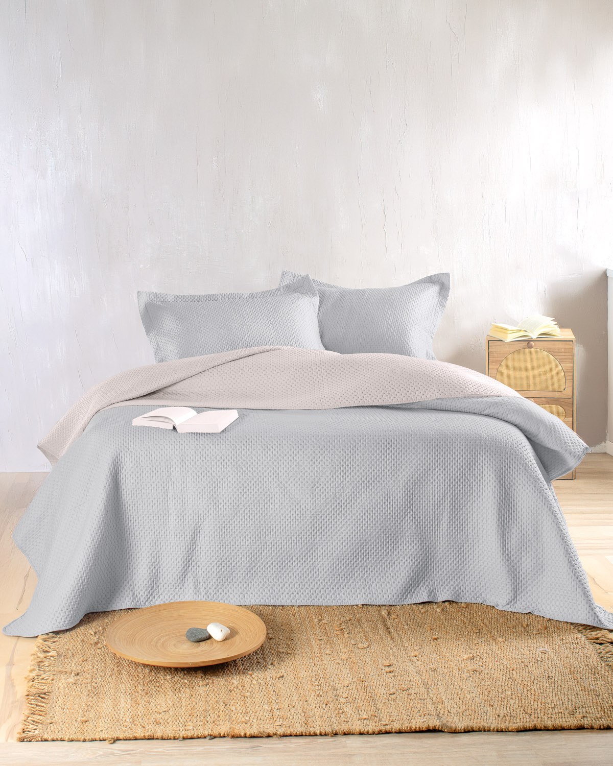 ALLURE ΓΚΡΙ-ΜΠΕΖ - ΣΕΤ ΚΟΥΒΕΡΛΙ ΥΠΕΡΔΙΠΛΟ (220Χ240)-49600-0000