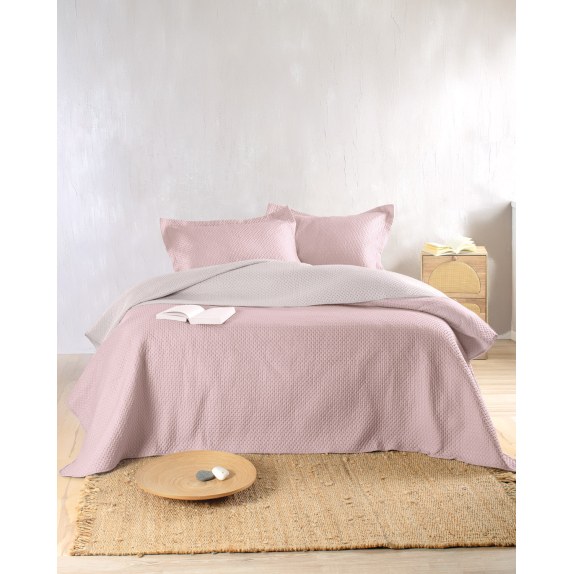 ALLURE ΠΟΥΔΡΑ-ΜΠΕΖ - ΣΕΤ ΚΟΥΒΕΡΛΙ KING SIZE...