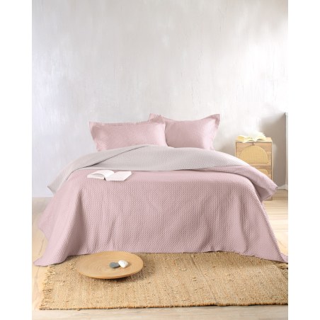 ALLURE ΠΟΥΔΡΑ-ΜΠΕΖ - ΣΕΤ ΚΟΥΒΕΡΛΙ KING SIZE (240X250)-49594-0000