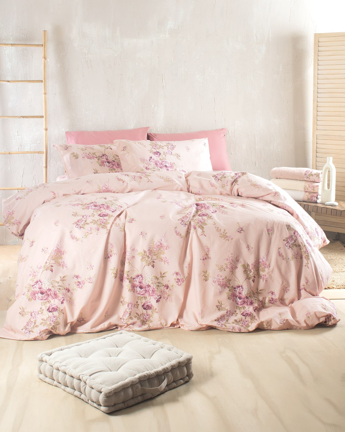 SPRINGTIME ΡΟΖ - ΣΕΤ ΣΕΝΤΟΝΙΑ NOVA KING SIZE (270Χ290)-49890-0000