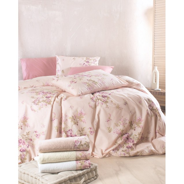 SPRINGTIME ΡΟΖ - ΣΕΤ ΣΕΝΤΟΝΙΑ NOVA KING SIZE...