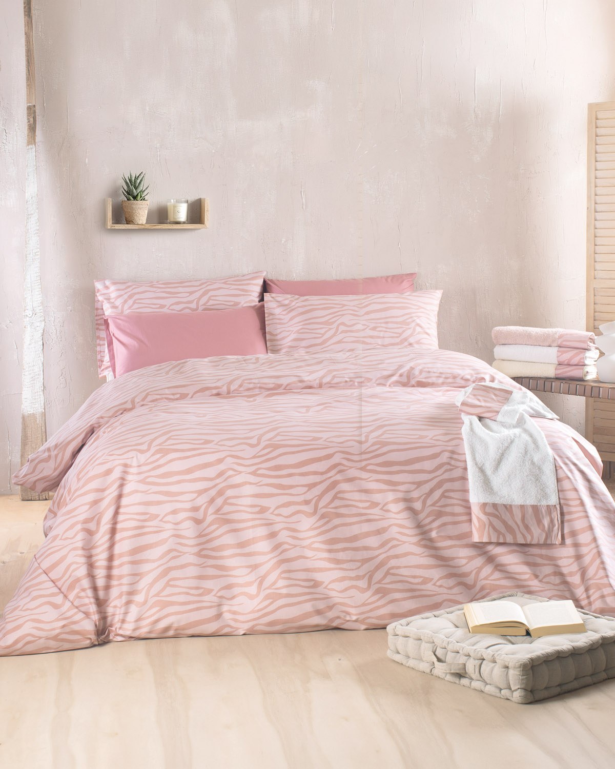 TRISHA ΡΟΖ - ΣΕΤ ΠΑΠΛΩΜΑΤΟΘΗΚΗ NEXT ΗΜΙΔΙΠΛΟ (160X250)-49789-0000