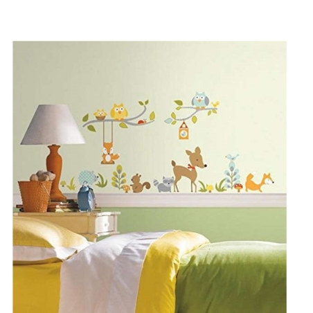 Αυτοκόλλητα Τοίχου RoomMates Αλεπού & Οι Φίλοι Της RMK2768