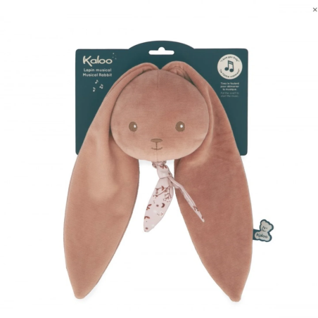 Μαλακό Μουσικό Κουνελάκι Lapinoo Terracotta KA218029