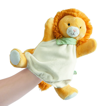 Υφασμάτινη Μαριονέτα Les Amis Λιονταράκι Nougat 24 εκ. KA224002