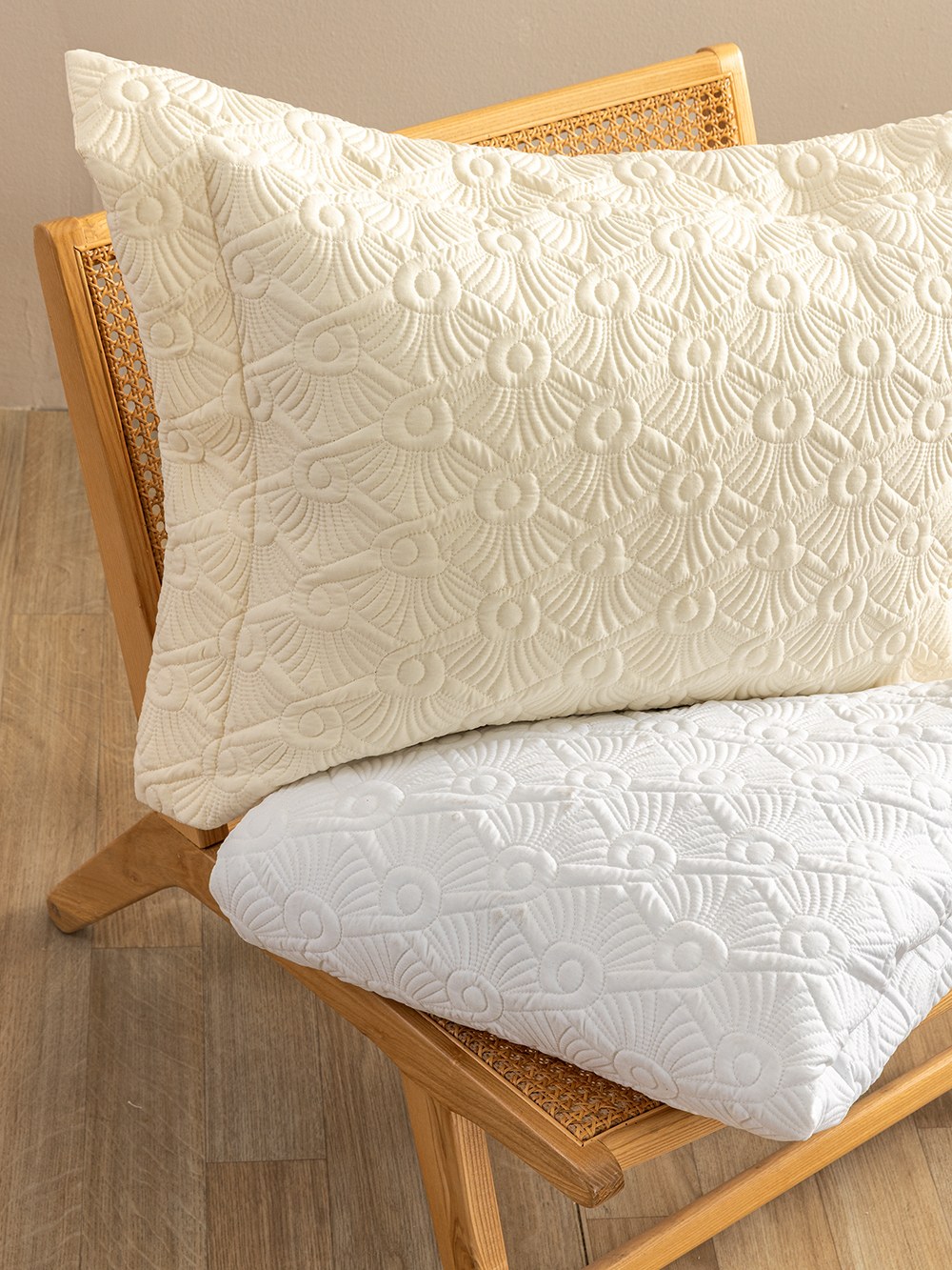 Σετ Κουβερλί King Size 3 Τεμαχίων Palamaiki Wed104 White 240x260