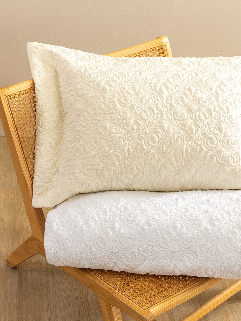 Σετ Κουβερλί King Size 3 Τεμαχίων Palamaiki Wed105 White 240x260