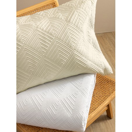 Σετ Κουβερλί King Size 3 Τεμαχίων Palamaiki Wed106 Ecru 240x260