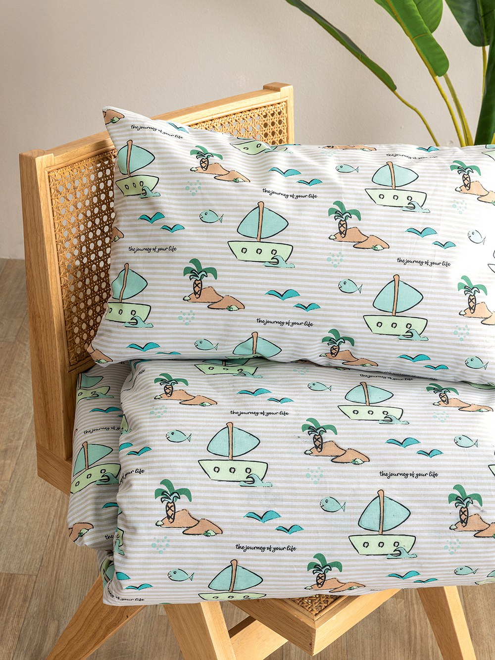 Σετ Παιδικές Μαξιλαροθήκες 2 Τεμαχίων Palamaiki Mk779 52x72