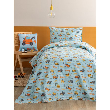 Σετ Παιδικά Σεντόνια Μονά με Λάστιχο 3 Τεμαχίων Palamaiki Mk781 110x200+30