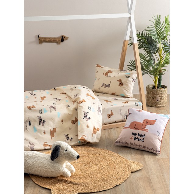 Σετ Σεντόνια Κούνιας με Λάστιχο 3 Τεμαχίων...