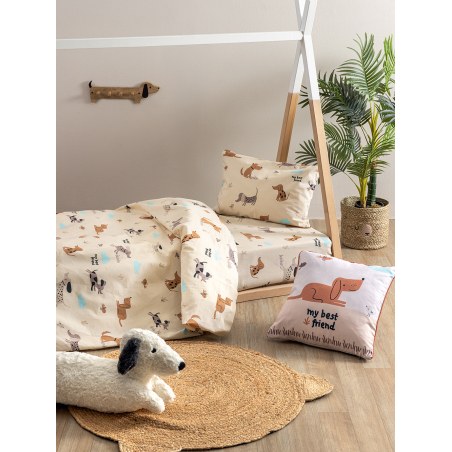 Σετ Σεντόνια Κούνιας με Λάστιχο 3 Τεμαχίων Palamaiki Mk783 70x140+15