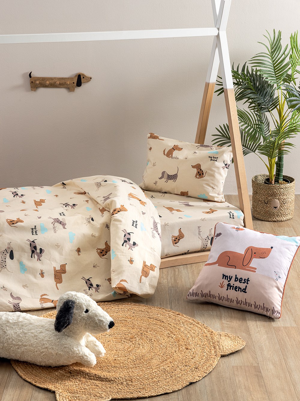 Σετ Σεντόνια Κούνιας με Λάστιχο 3 Τεμαχίων Palamaiki Mk783 70x140+15