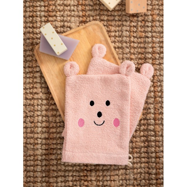 Σετ γάντια μπάνιου Palamaiki Bg100 Pink 17x23