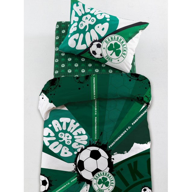Σετ Παπλωματοθήκη Μονή Panathinaikos F.C. Fc12...
