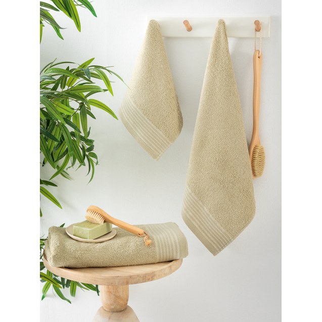 Σετ Πετσέτες 3 Τεμαχίων Palamaiki Gary Beige...