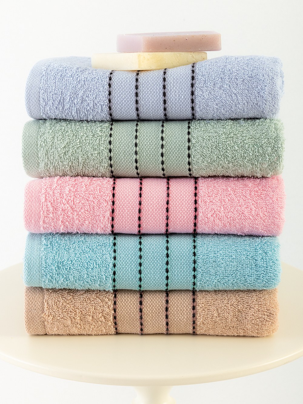 Σετ Πετσέτες 3 Τεμαχίων Palamaiki Judy Sage 30x50,50x90,70x140