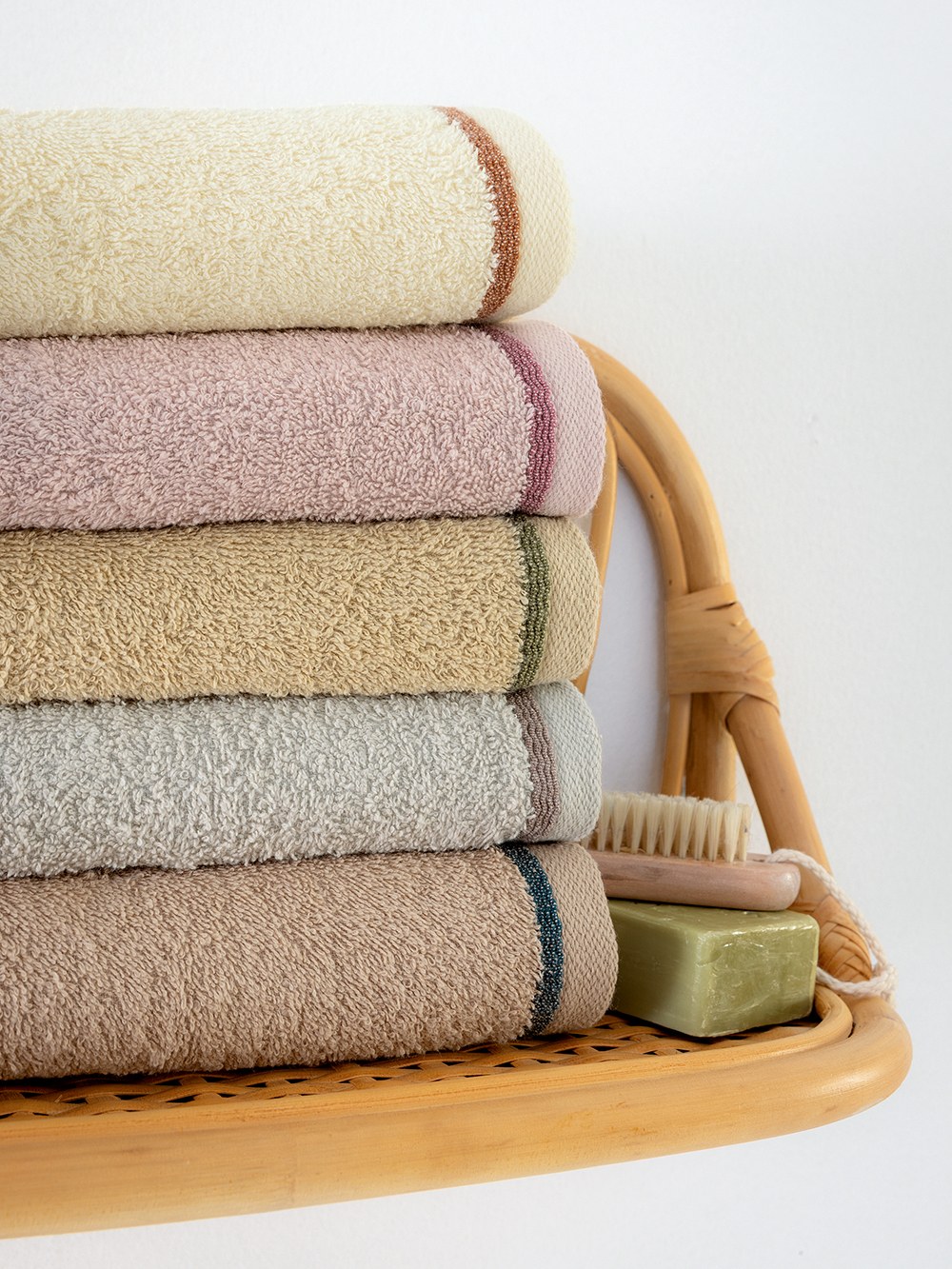 Σετ Πετσέτες 3 Τεμαχίων Palamaiki Ros Sand 30x50,50x90,70x140