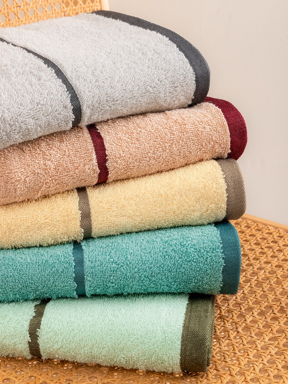 Σετ Πετσέτες 3 Τεμαχίων Palamaiki Fivi Ecru 30x50,50x90,70x140