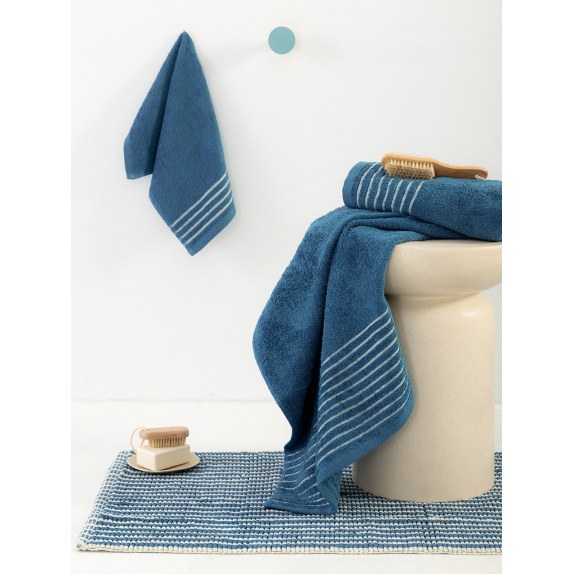 Σετ Πετσέτες 3 Τεμαχίων Palamaiki Ser Blue...