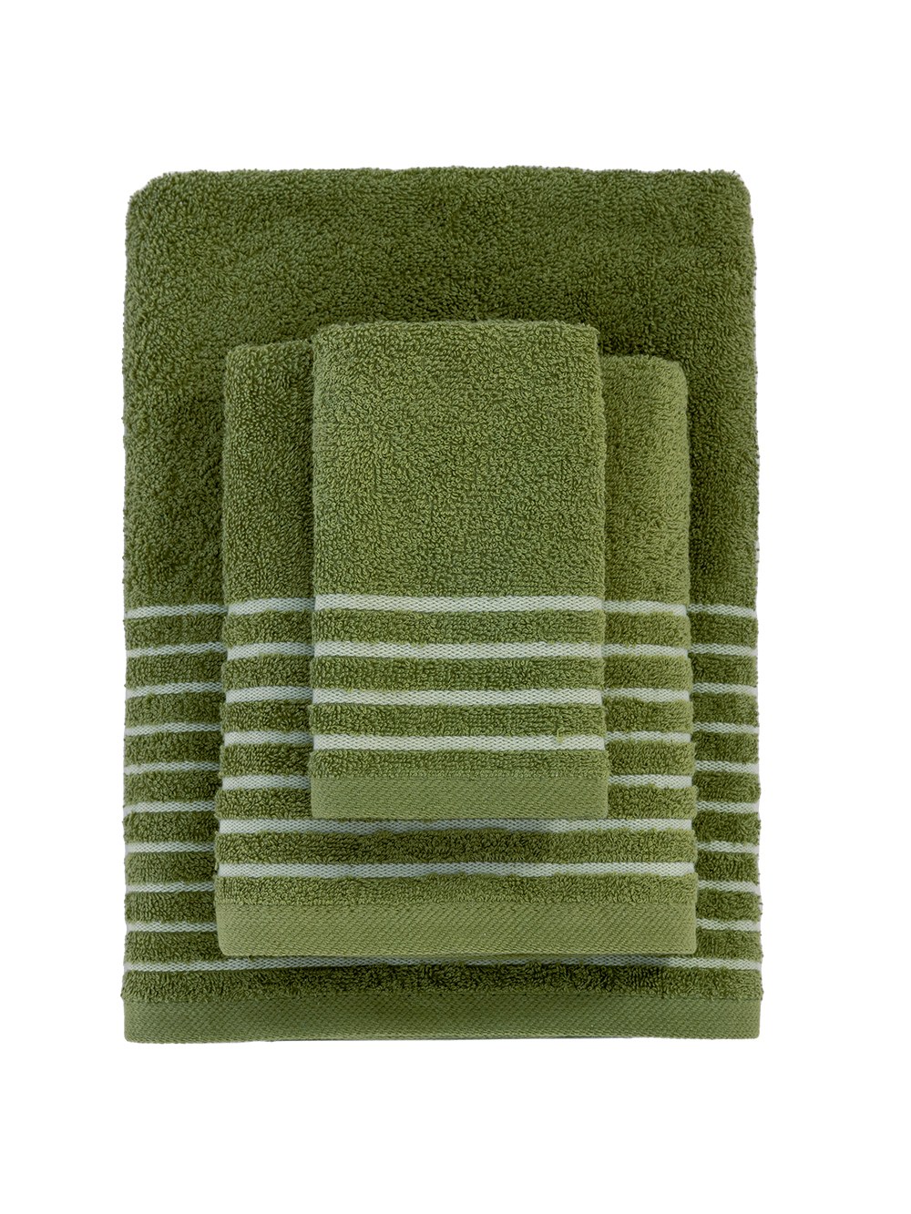 Σετ Πετσέτες 3 Τεμαχίων Palamaiki Ser Olive 30x50,50x90,70x140