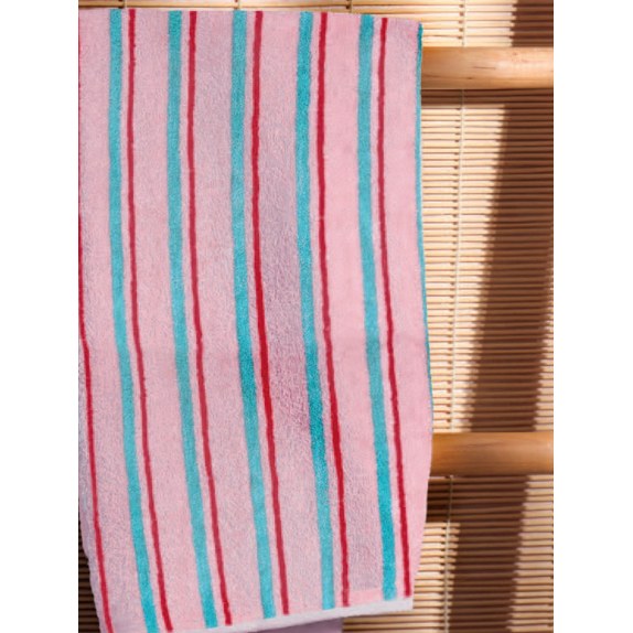 Σετ Πετσέτες 3 Τεμαχίων Palamaiki Strip Pink...