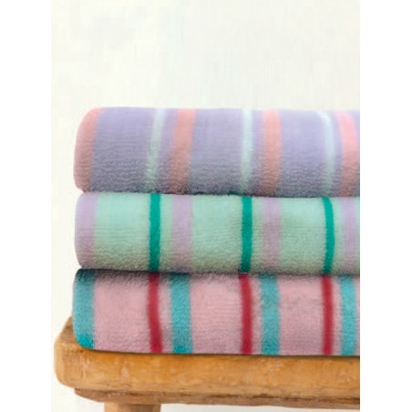 Πετσέτα Προσώπου Palamaiki Strip Pink 50x90