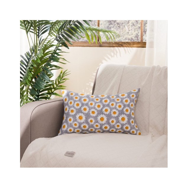 Μαξιλαροθήκη Teoran Floreta 11 - 30x50cm με γέμιση