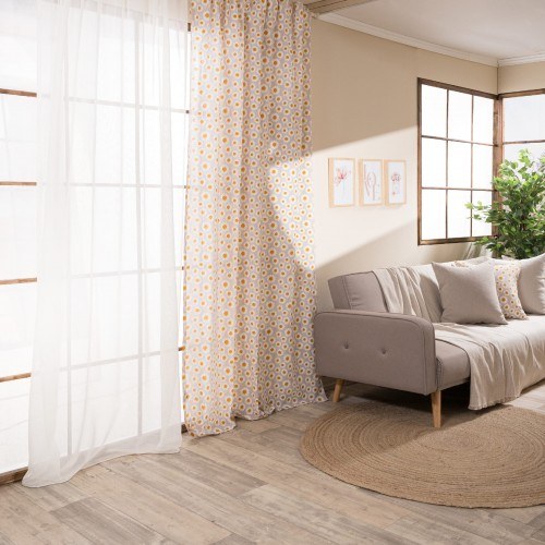 Κουρτίνα Teoran (Έτοιμη Ραμμένη) Floreta 01 - 140x275cm