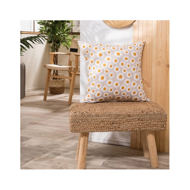 Μαξιλαροθήκη Teoran Floreta 01 - 30x50cm με γέμιση