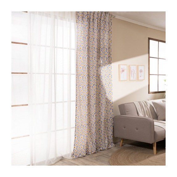 Κουρτίνα Teoran (Έτοιμη Ραμμένη) Floreta 11 - 140x275cm